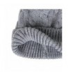 WITHMOONS Knitted Twisted Bobble Slouchy in Women's Skullies & Beanies