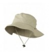 Big Size Washed Bucket Hat with Chin Cord - Putty (For Big Head) - C511HPANXJ9