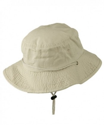 Size Washed Bucket Chin Cord in Men's Sun Hats