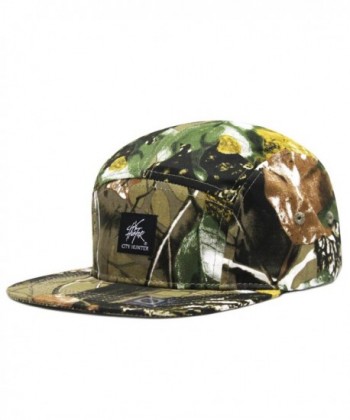 City Hunter Cn580 Camouflage All Over 5 Panel Biker Hat (Autumn Camo) - CC11JAGSIMN