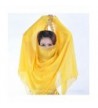 AvaCostume Chiffon Shawl Headscarf yellow