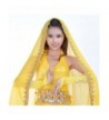 AvaCostume Chiffon Shawl Headscarf yellow in Wraps & Pashminas