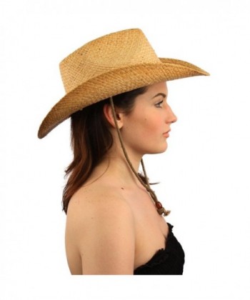 Vented Raffia Shapeable Hat Natural