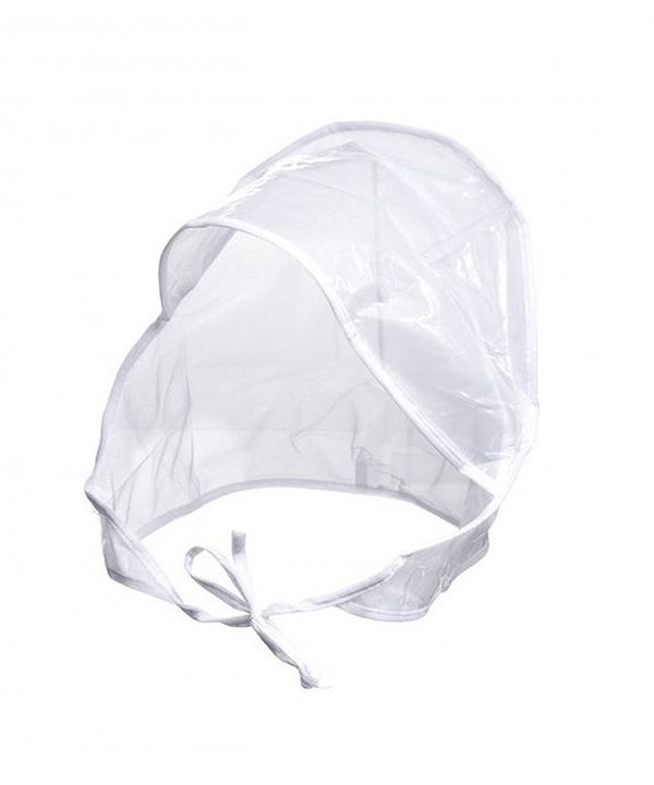 Fit Rite Rain Bonnet with Full Cut Visor & Netting - One Size Fits All - White - CP11ZE7BASB
