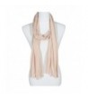 Zodaca Fashion Lightweight Soft Plain Solid Color Scarf for Women - 33 Beige - CH184QT9MHG