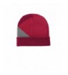 Sportoli Men Women Adult Acrylic Watch Colorblock Winter Sports Beanie Hat Cap - Berry/Fuchsia/Silver - C712N5Q35DH