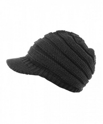 NYFASHION101 Thick Cable Knitted Beanie