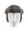 Jersey Plaid Newsboy Fleece Flaps