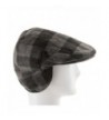 Jersey Plaid Newsboy Fleece Flaps in Men's Newsboy Caps