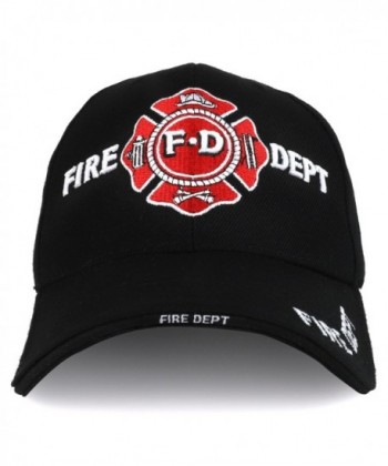 Trendy Apparel Shop Embroidered Firefighter