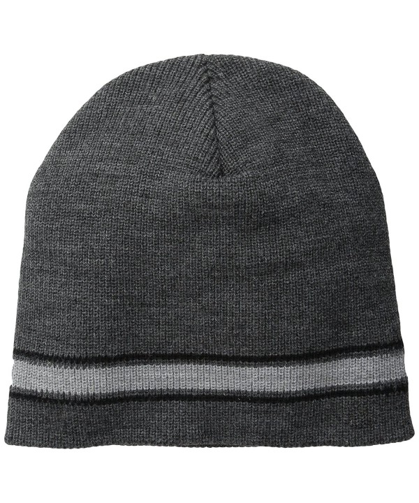 Wigwam Men's Retro Stripe Hat - Charcoal Heather - CA115745EOD