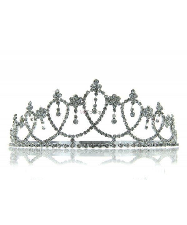 Dangling Crystal Happy Birthday Tiara Crown Hair Comb Gift for her - 6993 - CI11E77D2K9