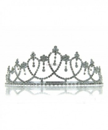 Dangling Crystal Happy Birthday Tiara Crown Hair Comb Gift for her - 6993 - CI11E77D2K9