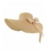 DRESHOW Womens Bowknot Floppy Foldable in Women's Sun Hats