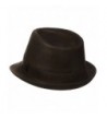 Henschel Ultra Suede Leather Fedora Distressed