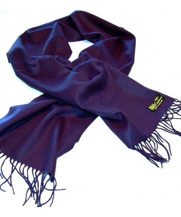 Navy Cashmere Scarf - CM1150JJIZ1