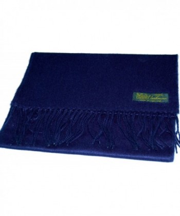 Gen SH Navy Cashmere Scarf in Cold Weather Scarves & Wraps