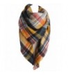 VamJump Women Brand New Winter Plaid Tartan Blanket Pashmina Scarf Wrap Shawl - Yellow - C2126S2O0BF