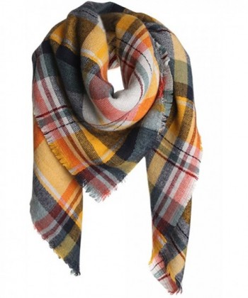 VamJump Winter Tartan Blanket Scarves