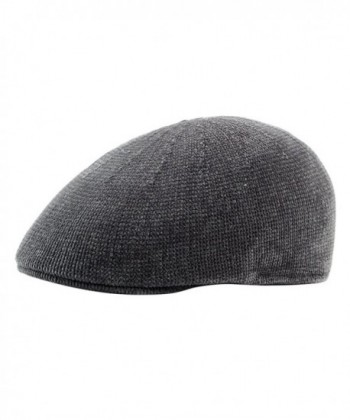 Zhhlinyuan Women Vintage Winter Warm Cap Beret Hat Newsboy Cabbie Driving Hat - Gray - CI188298EN9