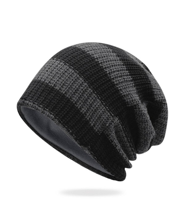 American Trends Slouchy Stretch Headwear - A Black Dark Grey - CD186YL56CO