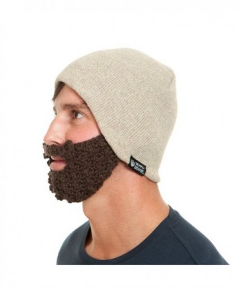 The Original Beard Beanie Eco2 Linen in Men's Skullies & Beanies