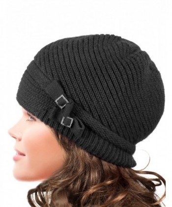 Dahlia Womens Angora Beanie Rhinestone in Women's Skullies & Beanies