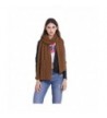 Winter Fashion Thick Knitted Scarf -RiscaWin Thick Cable Knit Wrap Chunky Warm Long Scarf - Caramel - CK1850KYH7L