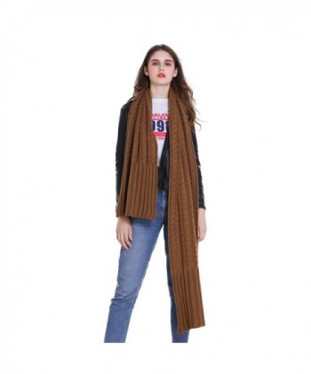 Winter Fashion Knitted RiscaWin Caramel in Fashion Scarves