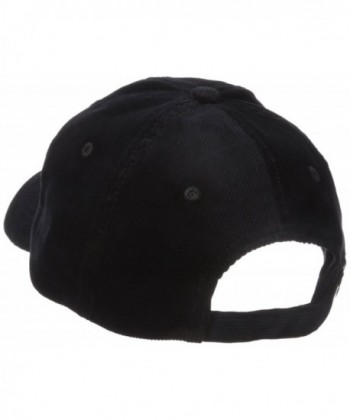 Kangol Mens Cordroy Baseball Black