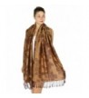 SERENITA Jacquard Pashmina Scarf Camel in Fashion Scarves