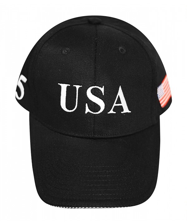 FITTED Trump Black hat- Flex Fit- 45- USA - CG17YA3ZSHZ