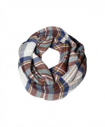 WoodlandBlend Plaid Tartan Infinity Scarf Funky Monkey Fashion Warm Cozy Scarves - CL1874W7N3U