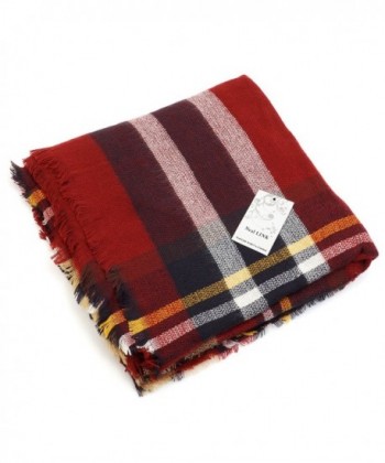 Womens Tartan Blanket Checked Pashmina in Wraps & Pashminas