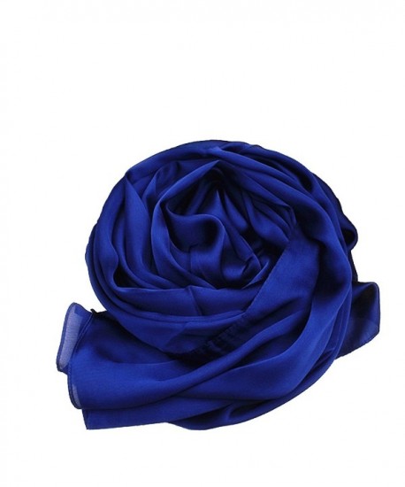 Elegant Large 100% SILK SATIN Shawl / Scarf / Wrap Wedding- Bridal- Bridesmaid- Cover Up - Royal Blue - CK186GZY3UX