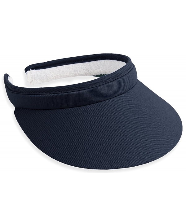 Town Talk 3" Comfort Clip-On Visor -5600 - Navy - CX128U3D2FP