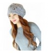 Qunson Womens Lace Flower Beanie Hat Cap Turban - Grey - C5126JIJ78T