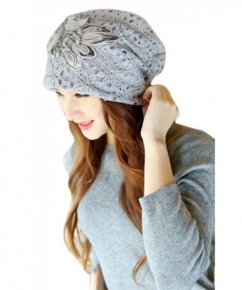 Qunson Womens Flower Beanie Turban