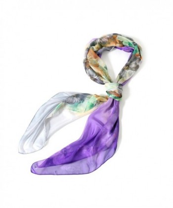 Aqueena Womens Printing Chiffon Lightweight in Fashion Scarves