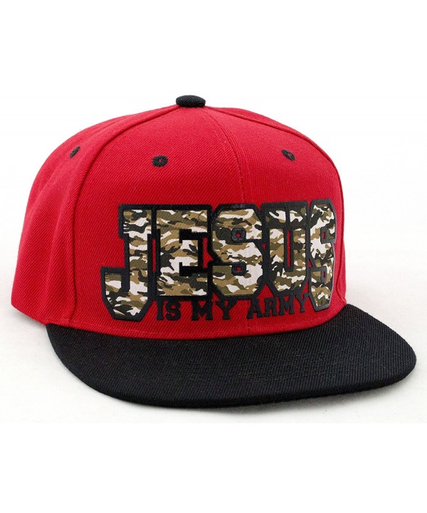 Jesus Is My Army Camo Logo Snapback Baseball Hat CT127Y6G837