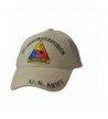 Eagle Emblems Men's 3rd Armored Division Tan Embroidered Ball Cap - Tan - CS11WYD9HED