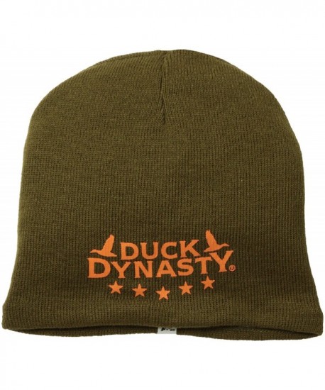 Duck Dynasty Men's Camo Reversible Beanie - Brown - CO11FPK9YCH