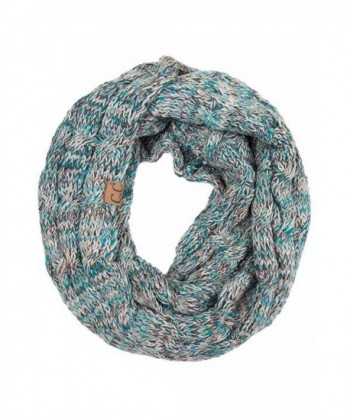 ScarvesMe C.C Four Tone Knit Neck Warmer Infinity Scarf - 3 - CT12M0JQG49