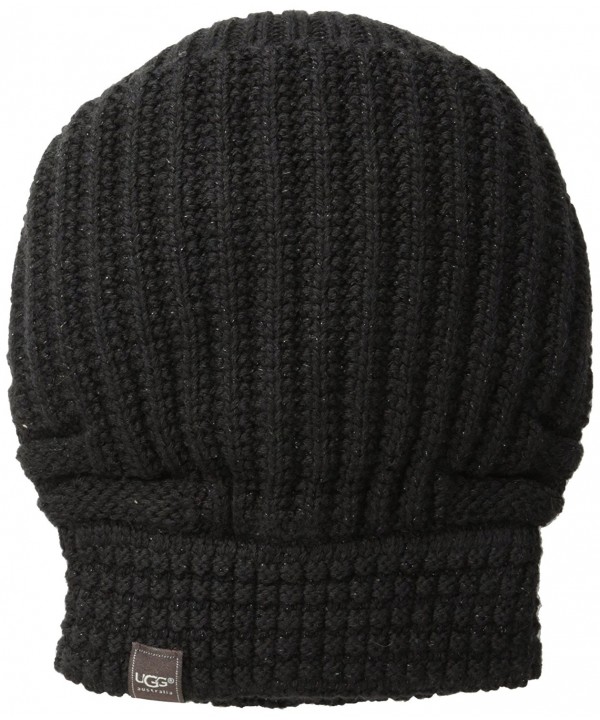 Coal Women's The Cameron Slouchy Beanie With Layered Look - Black - CM11J1SNYTN