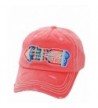 Distressed Country Vintage Style Arrow Baseball Cap Hat - Hot Pink - C7183Z50ZLN