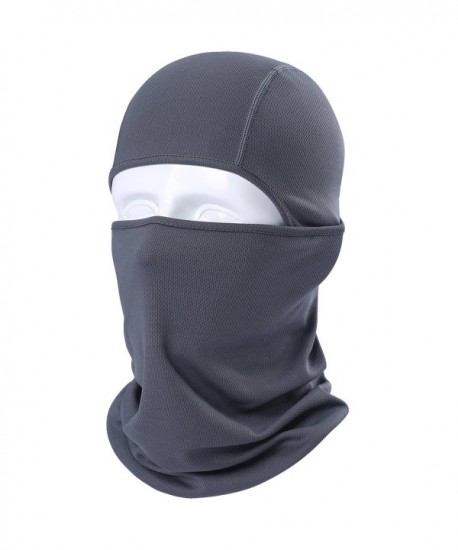 JIUSY Balaclava Face Mask Protection for Tactical Motorcycle Cycling Skiing Snowboard - Gray - CE17YWX47KR