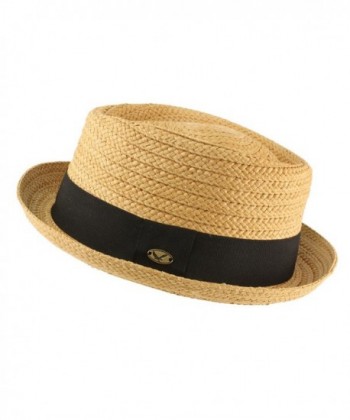 Summer Braid Fedora Upturn Hat in Men's Fedoras