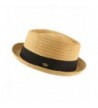 Summer Braid Fedora Upturn Hat in Men's Fedoras