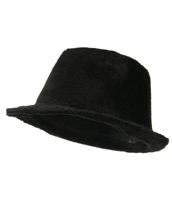 Solid Fur Fedora - Black - CO11GI73DFF