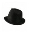 Solid Fur Fedora Black OSFM